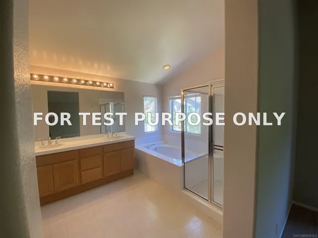 Demo/Test Data 4972 Almondwood Way, San Diego, Ca 92130