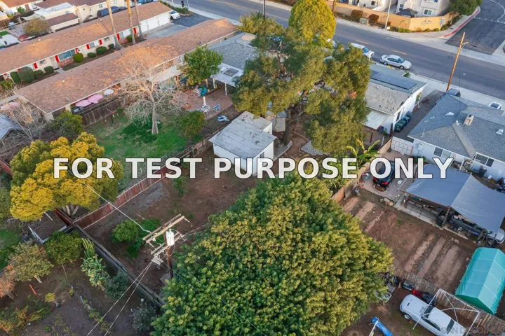 Demo/Test Data 228 E 15th Ave, Escondido, Ca 92025