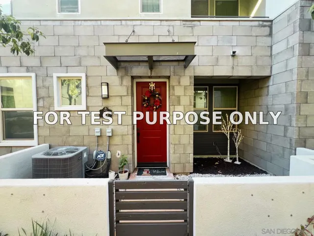 Demo/Test Data 16755 Coyote Bush Dr Unit 75, San Diego, Ca 92127