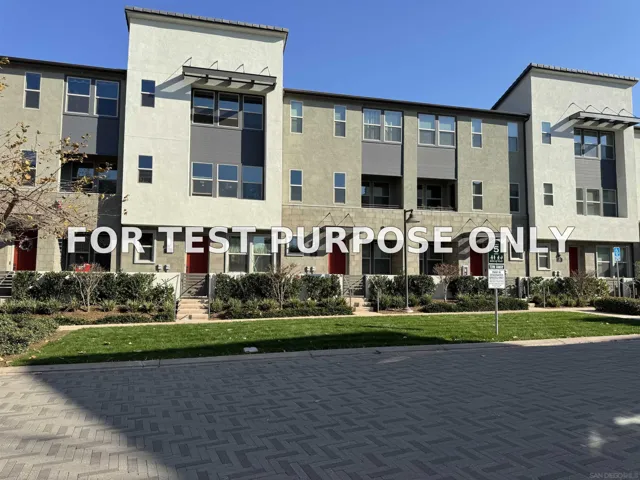 Demo/Test Data 16755 Coyote Bush Dr Unit 75, San Diego, Ca 92127
