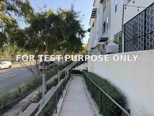 Demo/Test Data 16755 Coyote Bush Dr Unit 75, San Diego, Ca 92127