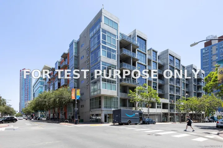 Demo/Test Data 1025 Island Ave Unit 402, San Diego, Ca 92101