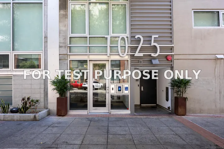 Demo/Test Data 1025 Island Ave Unit 402, San Diego, Ca 92101
