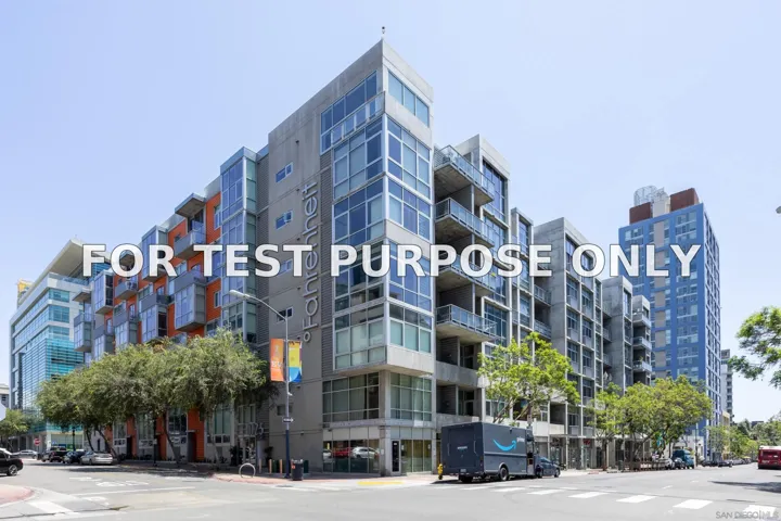 Demo/Test Data 1025 Island Ave Unit 402, San Diego, Ca 92101