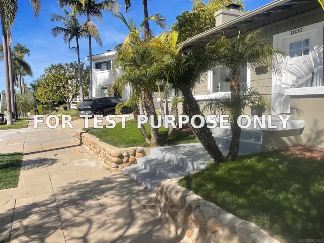 Demo/Test Data 1830-32 Fort Stockton Dr, San Diego, Ca 92103