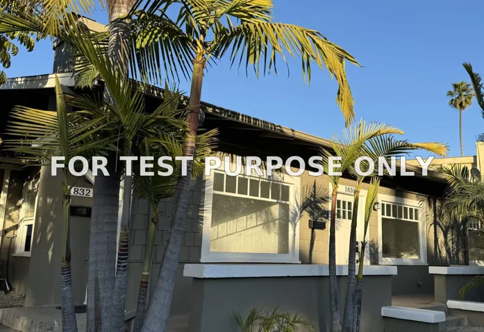 Demo/Test Data 1830-32 Fort Stockton Dr, San Diego, Ca 92103