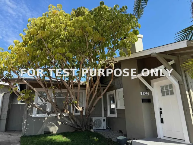 Demo/Test Data 1830-32 Fort Stockton Dr, San Diego, Ca 92103
