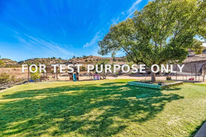 Demo/Test Data 15349 Highland Valley Rd, Escondido, Ca 92025