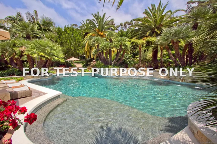 Demo/Test Data 15651 Puerta Del Sol, Rancho Santa Fe, Ca 92067
