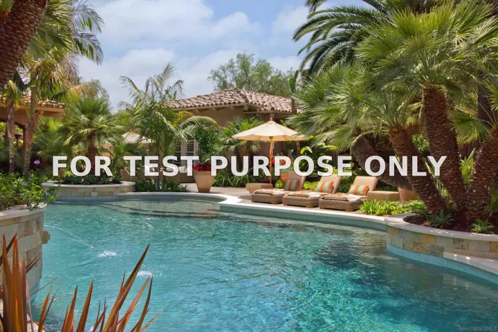 Demo/Test Data 15651 Puerta Del Sol, Rancho Santa Fe, Ca 92067