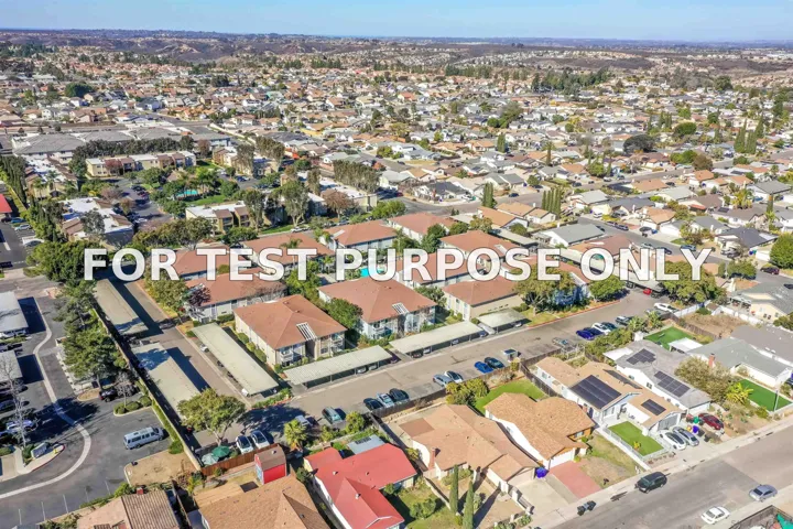 Demo/Test Data 11179 Kelowna Rd Unit 18, San Diego, Ca 92126