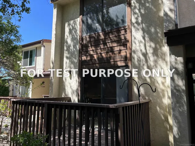 Demo/Test Data 15646 Davis Cup Ln, Ramona, Ca 92065