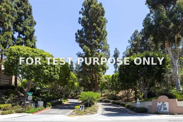 Demo/Test Data 7228 Camino Degrazia Unit 270, San Diego, Ca 92111