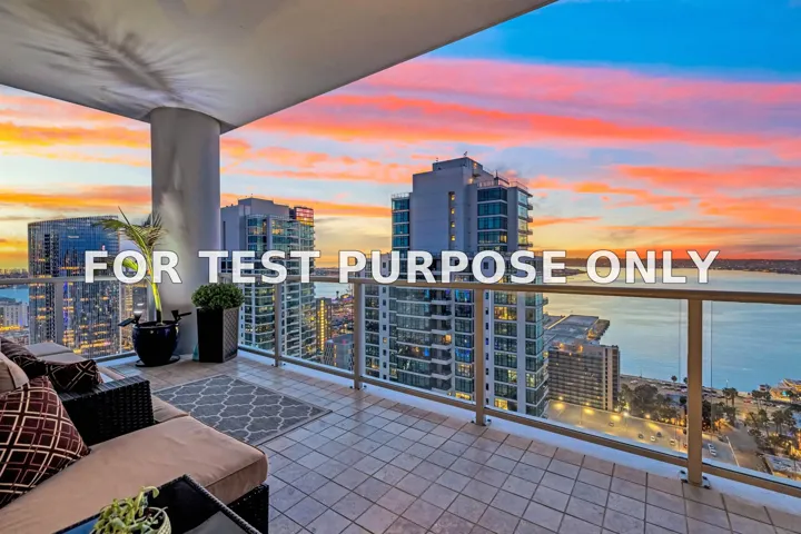 Demo/Test Data 1262 Kettner Blvd Unit 3202, San Diego, Ca 92101