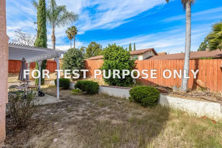 Demo/Test Data 7090 Park Grove Ct, Lemon Grove, Ca 91945