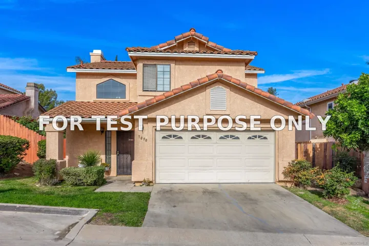 Demo/Test Data 7090 Park Grove Ct, Lemon Grove, Ca 91945