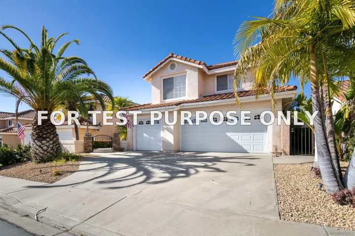 Demo/Test Data 1819 Ithaca Dr, Vista, Ca 92081