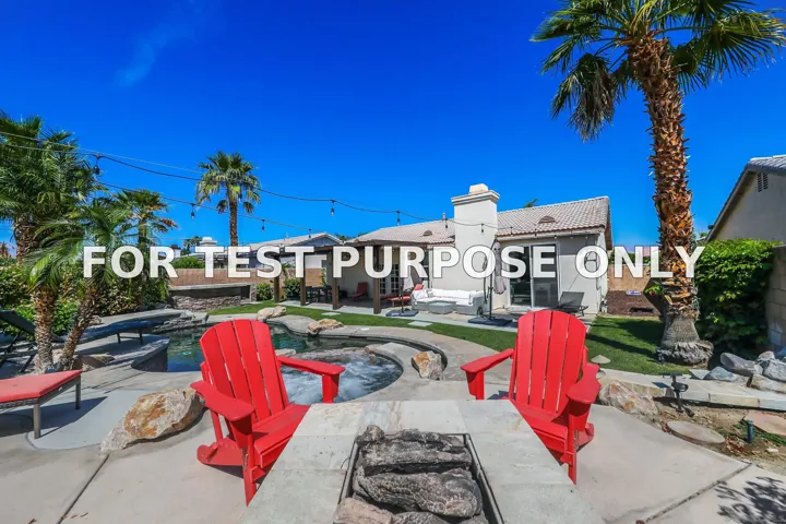 Demo/Test Data 80741 Desert Spur Drive, Indio, Ca 92201