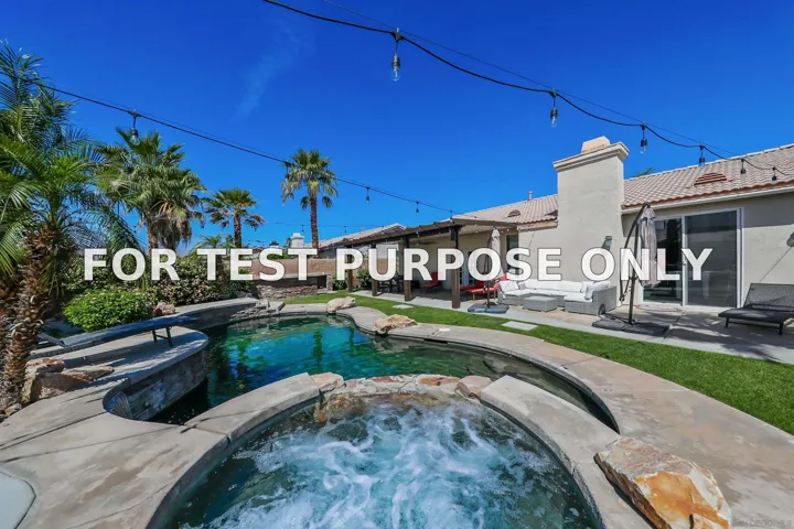 Demo/Test Data 80741 Desert Spur Drive, Indio, Ca 92201