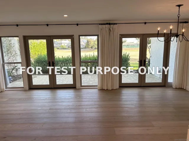 Demo/Test Data 211 Via Osuna, Rancho Santa Fe, Ca 92091