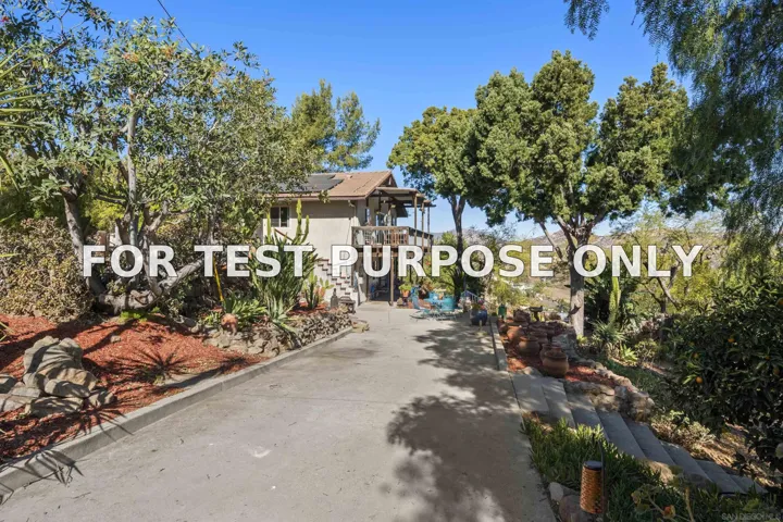 Demo/Test Data 255 Highline Trail, El Cajon, Ca 92021