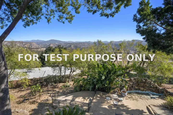 Demo/Test Data 255 Highline Trail, El Cajon, Ca 92021