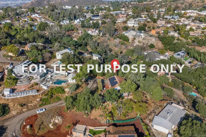 Demo/Test Data 255 Highline Trail, El Cajon, Ca 92021