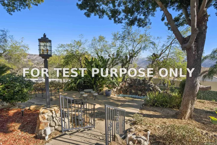 Demo/Test Data 255 Highline Trail, El Cajon, Ca 92021