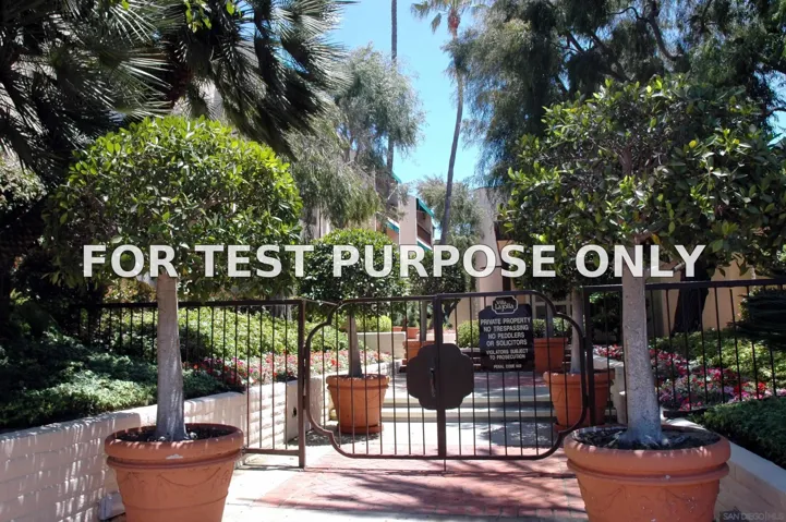 Demo/Test Data 6455 La Jolla Blvd. Unit 210, La Jolla, Ca 92037
