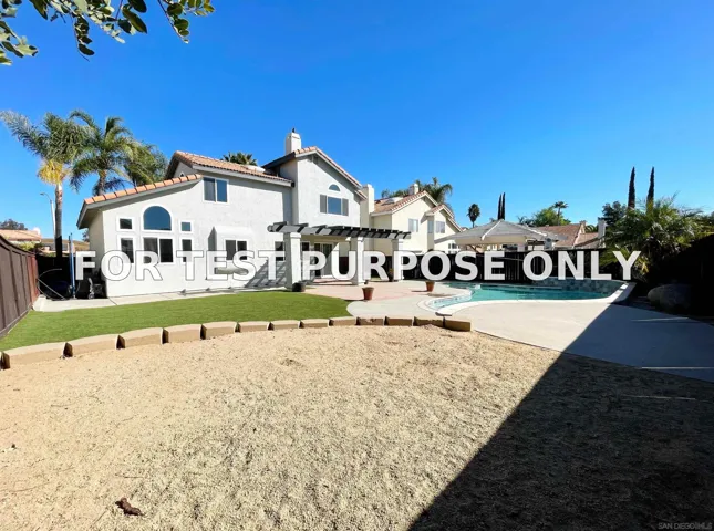Demo/Test Data 41349 Magnolia St, Murrieta, Ca 92562