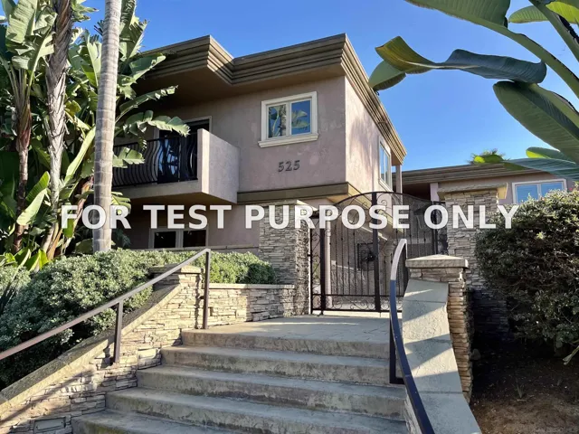 Demo/Test Data 525 Marine St Unit 5, La Jolla, Ca 92037