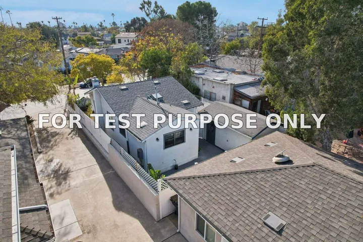 Demo/Test Data 3540 Eugene Place, San Diego, Ca 92116