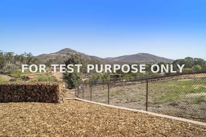 Demo/Test Data 3605 1/2 Fortuna Ranch Rd, Encinitas, Ca 92024