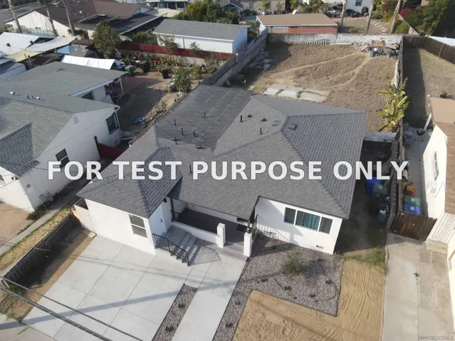 Demo/Test Data 4232 Sharron Pl, San Diego, Ca 92115