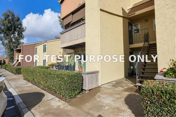 Demo/Test Data 5918 Rancho Mission Rd Unit 59, San Diego, Ca 92108