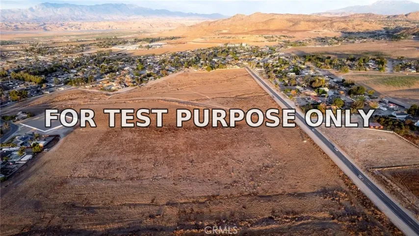 Demo/Test Data 0 Montgomery Svol 12, Nuevo, Ca 92567