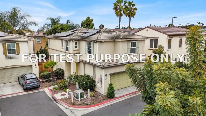 Demo/Test Data 2313 Gardenia Way, National City, Ca 91950