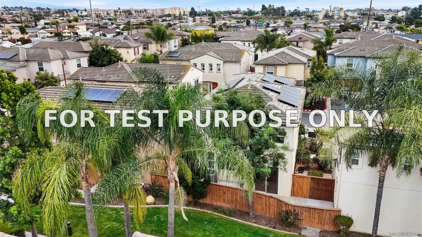 Demo/Test Data 2313 Gardenia Way, National City, Ca 91950