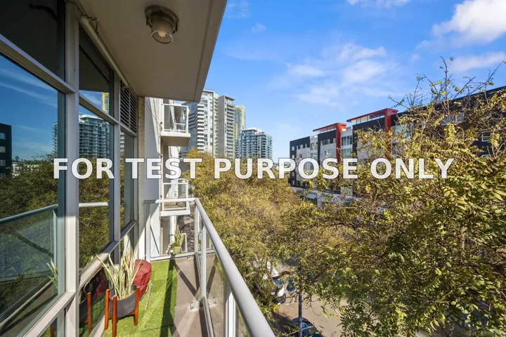 Demo/Test Data 206 Park Blvd Unit 405, San Diego, Ca 92101