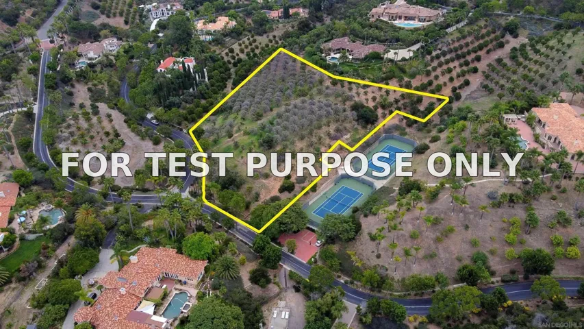 Demo/Test Data 18186 Querida Sol Unit 31, Rancho Santa Fe, Ca 92067