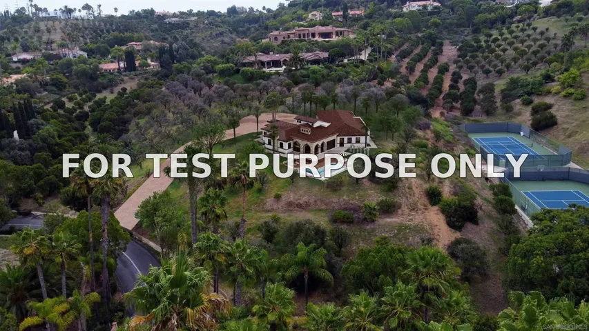 Demo/Test Data 18186 Querida Sol Unit 31, Rancho Santa Fe, Ca 92067