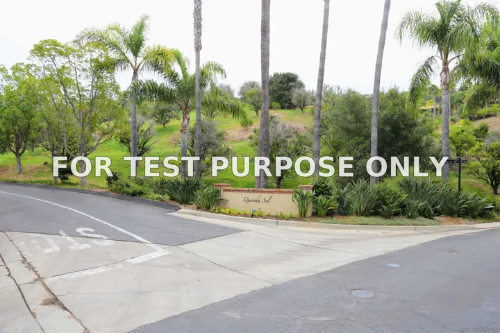 Demo/Test Data 18186 Querida Sol Unit 31, Rancho Santa Fe, Ca 92067