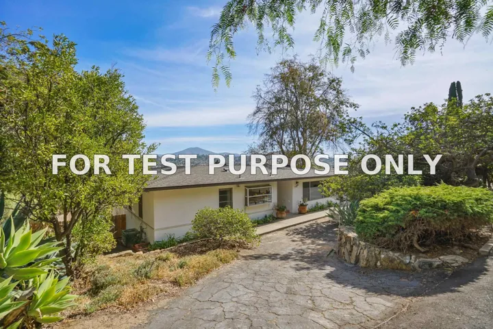 Demo/Test Data 3765 Fenwick Drive, Spring Valley, Ca 91977