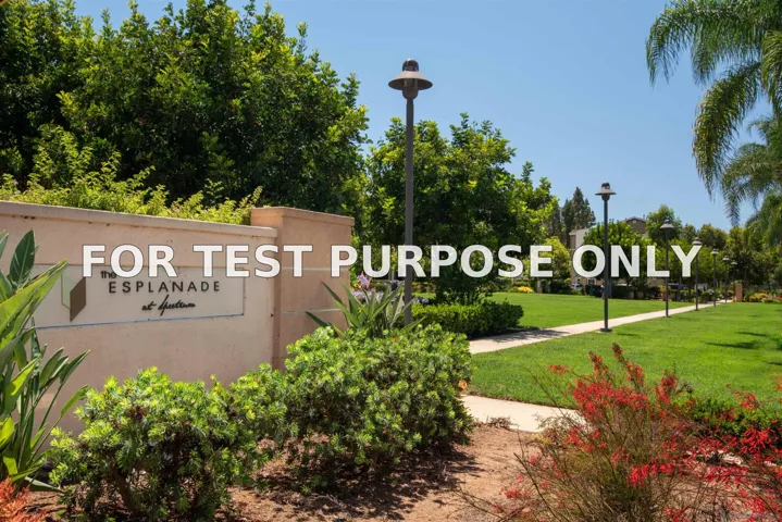 Demo/Test Data 8732 Esplanade Park Lane, San Diego, Ca 92123