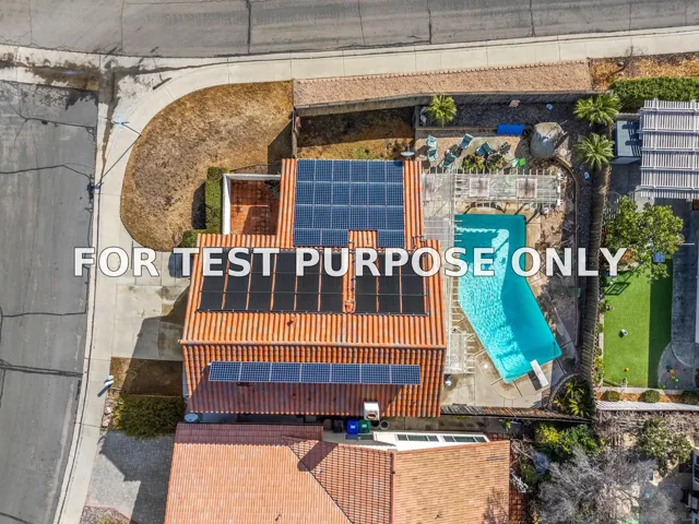 Demo/Test Data 16934 Manresa Ct, San Diego, Ca 92128