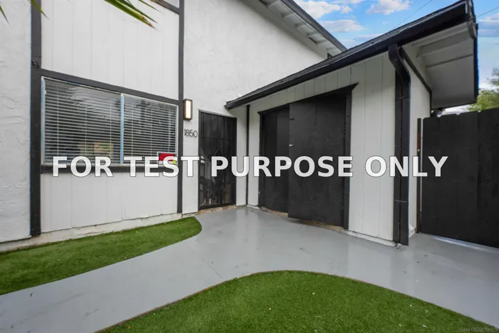 Demo/Test Data 1850 Bakersfield St, Lemon Grove, Ca 91945