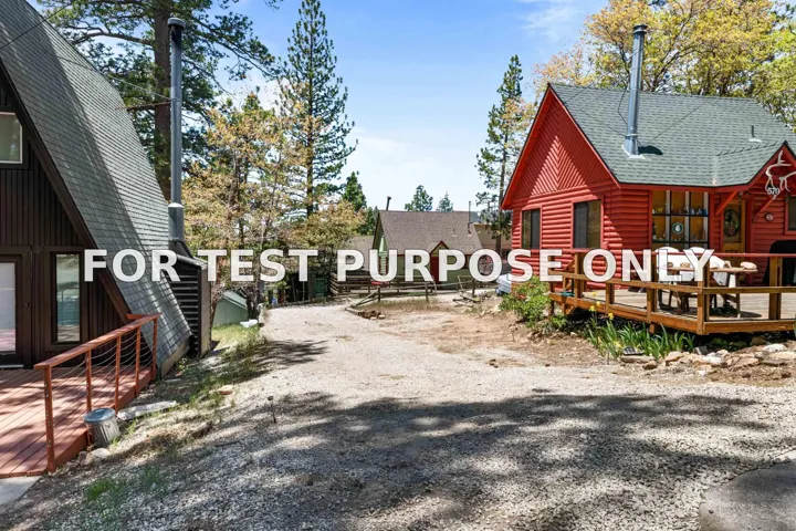 Demo/Test Data 568 Wanita Ln, Big Bear Lake, Ca 92315