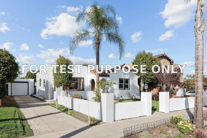 Demo/Test Data 4552 Marlborough Dr, San Diego, Ca 92116
