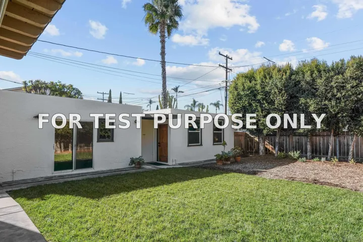 Demo/Test Data 4552 Marlborough Dr, San Diego, Ca 92116