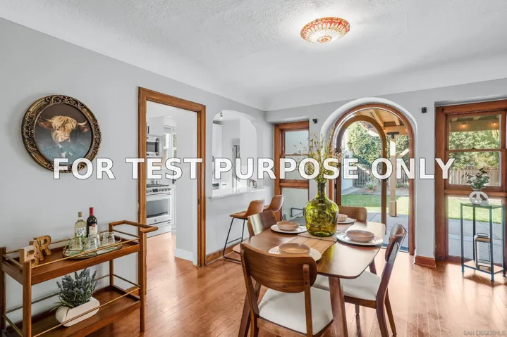 Demo/Test Data 4552 Marlborough Dr, San Diego, Ca 92116